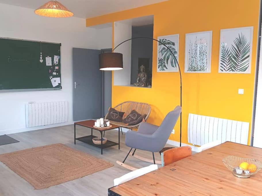 Loft Avec Jardin Au Bord De L'Eau Au Rdc D'Une Ancienne Ecole Plougastel-Daoulas Bagian luar foto